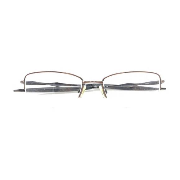 Oakley Sculpt 4.0 Toast Brown Half Rim Eyeglasses Frames 52-18 142 Men Women - Picture 12 of 12